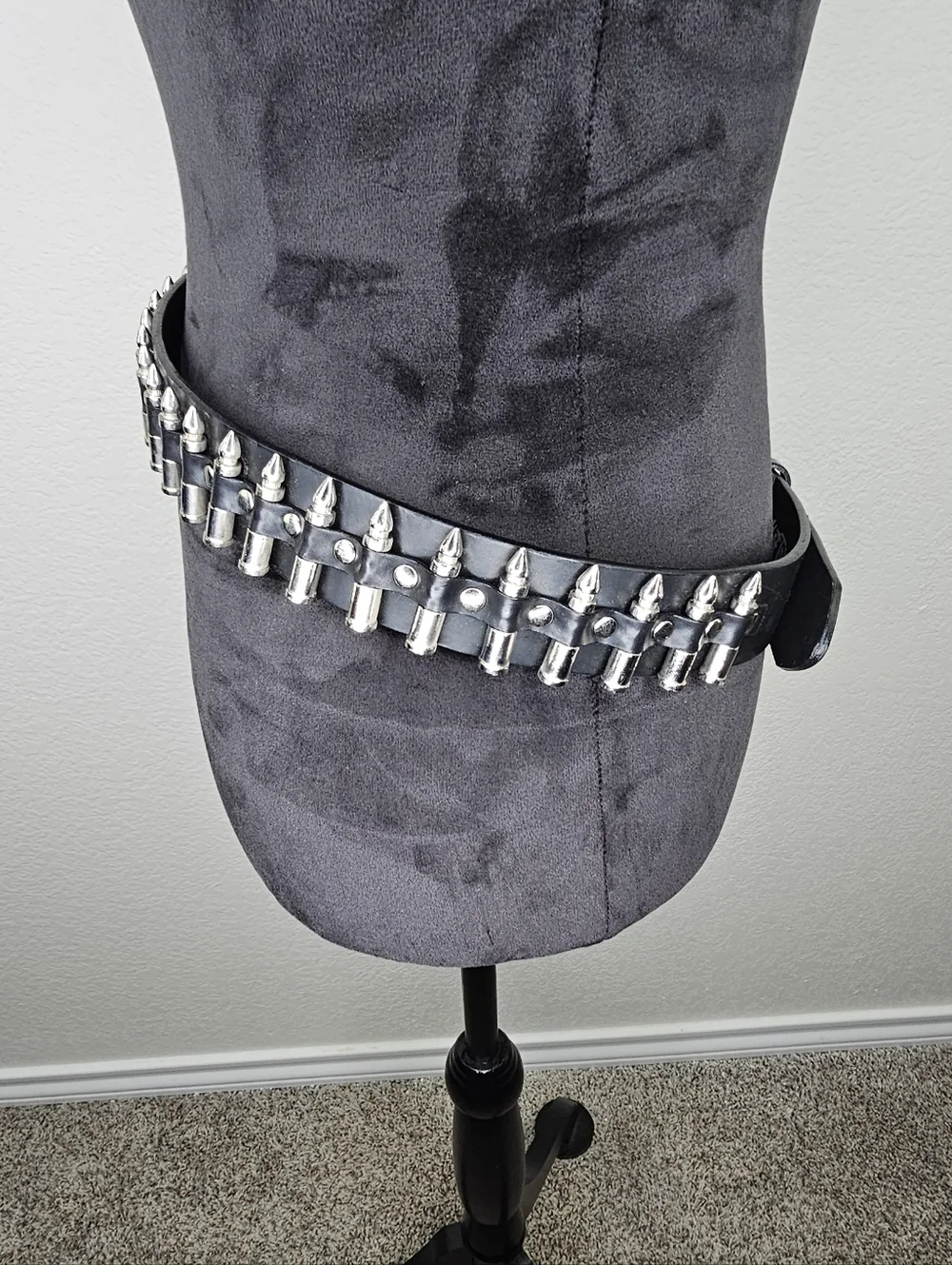 Hot Topic Y2K Shell Black Belt 36